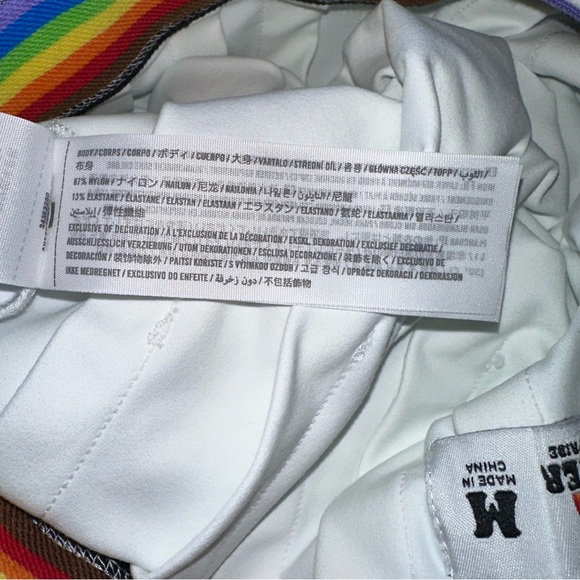 Hollister “Wear It With Pride” White Pleated Tennis Skirt Size: M - Picture 3 of 5